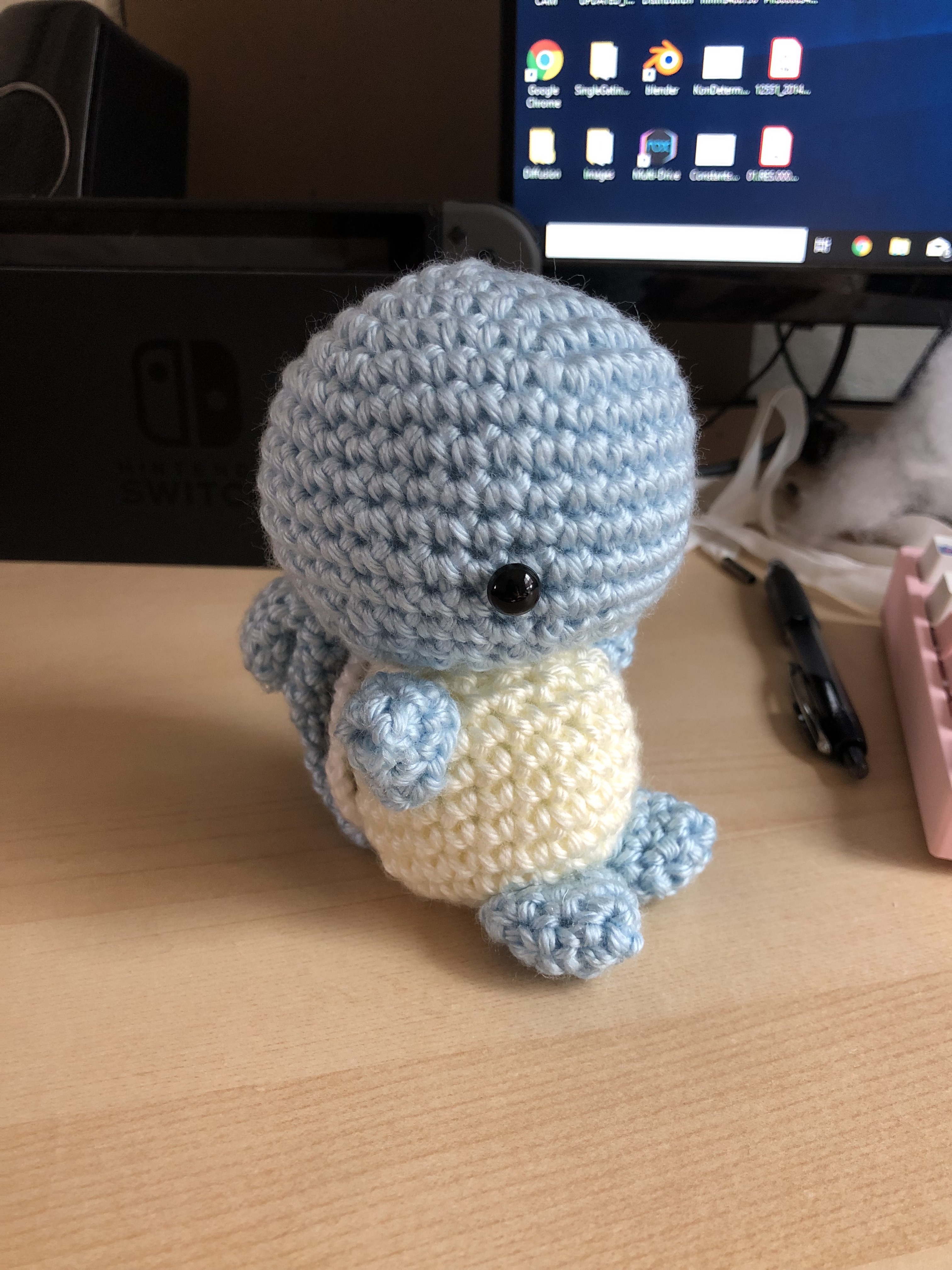 Pokemon Squirtle Crochet